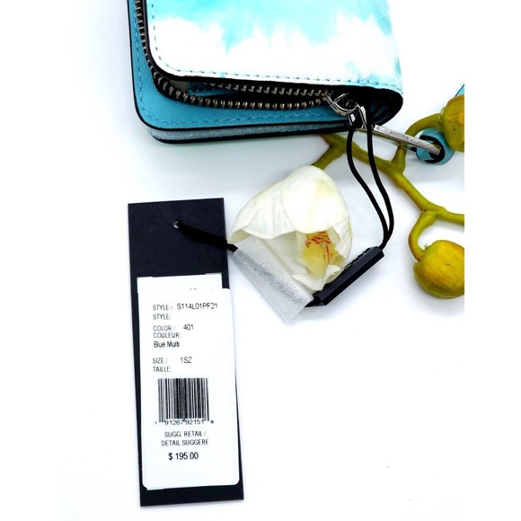 Marc Jacobs THE Snapshot Compact Wallet Blue Multi New GL02304246 - Picture 14 of 16